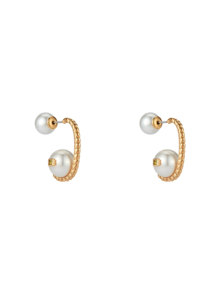 Elegant Retro Pearl Earrings Temperament Gift