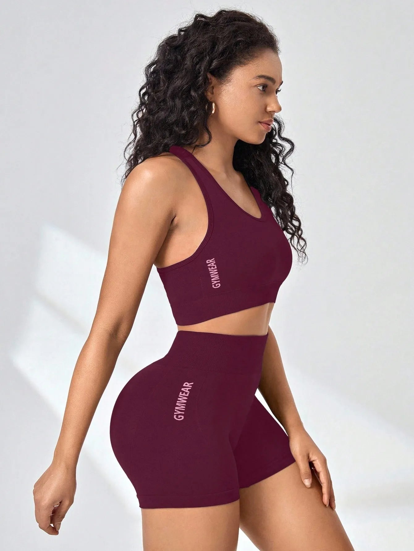 Women Yoga Set Bra Shorts Set Seamless Fitness Tracksuit Gym Running Shorts Sports Set Workout Shockproof Vest Outfit