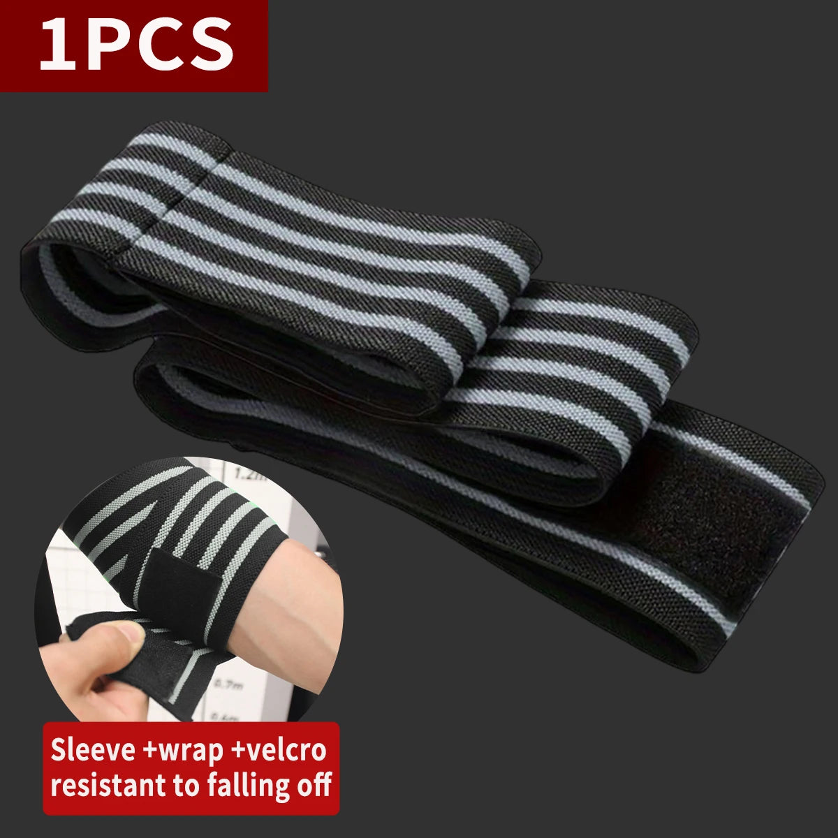 Adjustable Elbow Support Brace for Weightlifting – Compression Wrap with Straps for Gym Training, Arm Fatigue Relief, and Joint