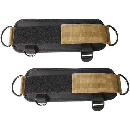 Padded Ankle Strap Fitness Machine, D-Ring, Leg, Butt, Cuffs Exercises, Sport Gym Workout, Weights Cable, Home Gym Equipment