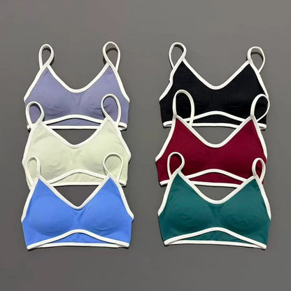 Women Sports Bra Adjustable High Support Gym Clothes Pilates Yoga Top Push-up Running Workout Tank Fitness Underwear