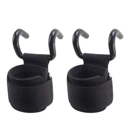 2/1PC Weight Lifting Hook Grips with Wrist Wraps Gym Hand-Bar Wrist Strap Fitness Hook Weight Strap Pull-Ups Power Lift Gloves
