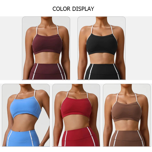 Buttery Soft Sports Underwear Women High Impact Fitness Yoga Bra Breathable Quick Dry Gym Crop Top Female Workout Clothes