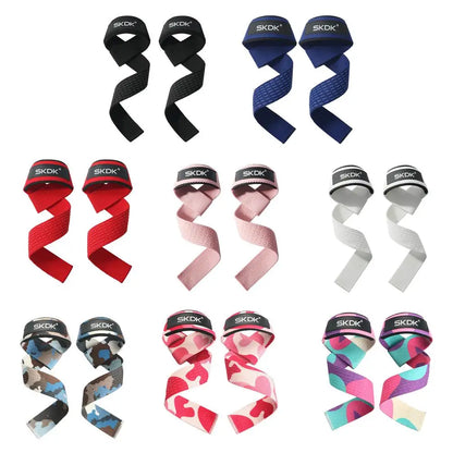 Weightlifting Wrist Straps Strength Training Booster Belt Adjustable Non-slip Gym Fitness Lifting Strap Wrist Support Grip Band