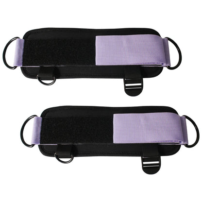 Padded Ankle Strap Fitness Machine, D-Ring, Leg, Butt, Cuffs Exercises, Sport Gym Workout, Weights Cable, Home Gym Equipment