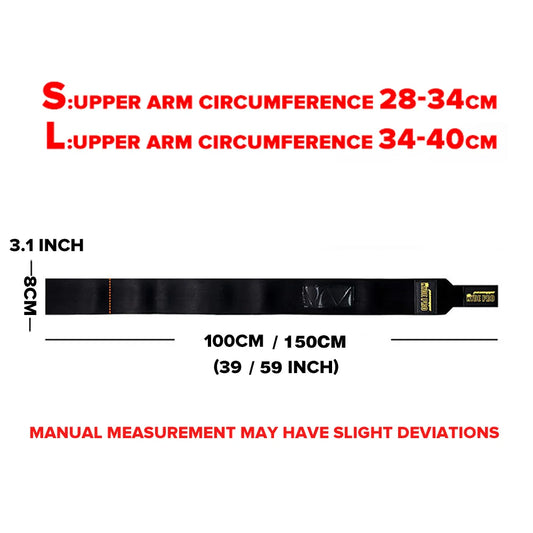 1PC 150cm Premium Elbow Pads Wrap Strap Bandage Brace Support Gym Fitness Sport Protecter for Weightlifting Bench Press