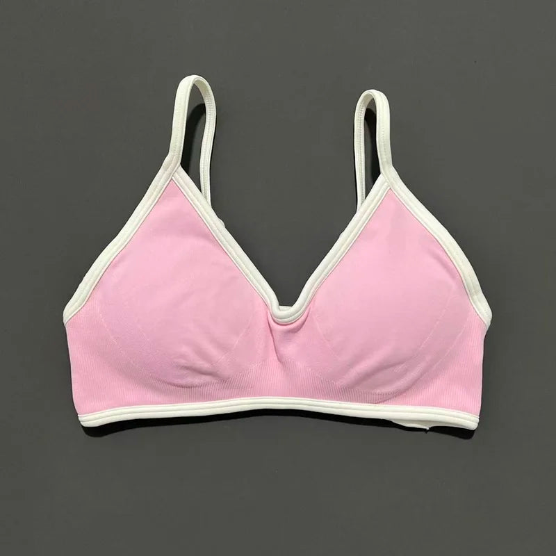 Women Sports Bra Adjustable High Support Gym Clothes Pilates Yoga Top Push-up Running Workout Tank Fitness Underwear