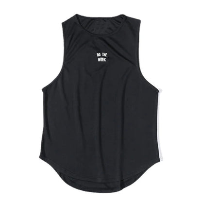 Mesh Gym Clothing Canotte Bodybuilding Stringer Tank Top Men Fitness Sleeveless T Shirt Muscle Guys Singlets  Sports Vest