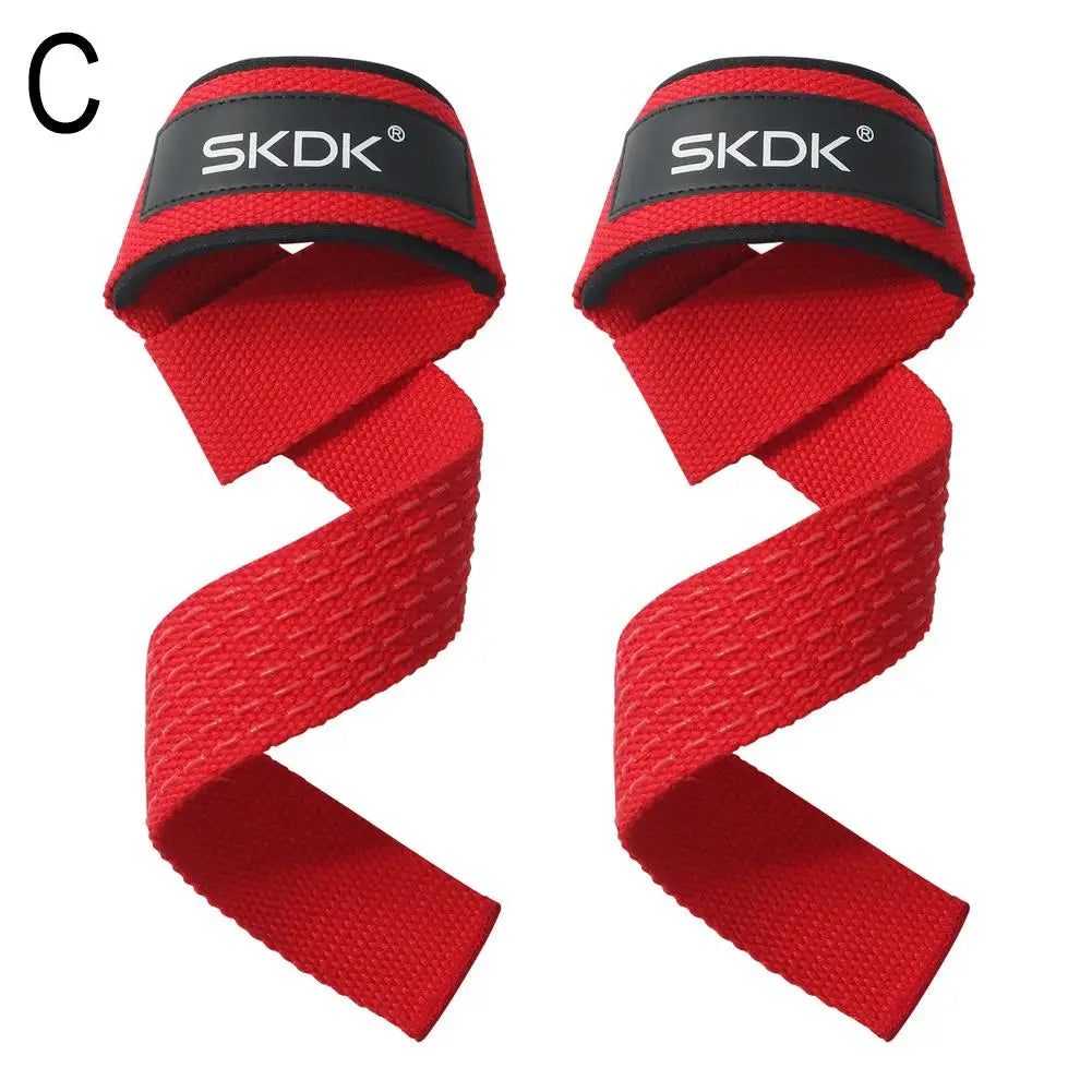 Weightlifting Wrist Straps Strength Training Booster Belt Adjustable Non-slip Gym Fitness Lifting Strap Wrist Support Grip Band