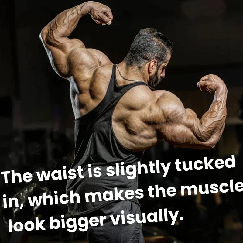 2025 New Gym Stringer Tank - Cotton Muscle Vest, Sleeveless Bodybuilding Wear for Men