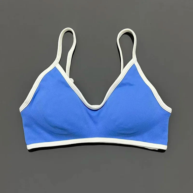 Women Sports Bra Adjustable High Support Gym Clothes Pilates Yoga Top Push-up Running Workout Tank Fitness Underwear