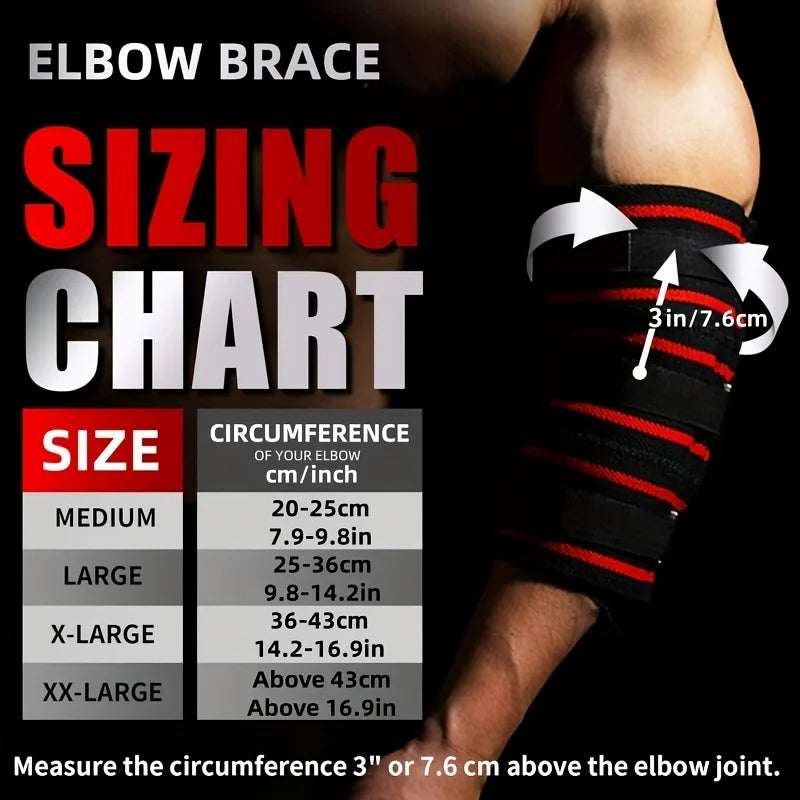 3-Section Segmented Elbow Sleeves for Weightlifting Strength Elbow Sleeves Gym Adjustable Elbow Wrap for Deadlift Powerlifting