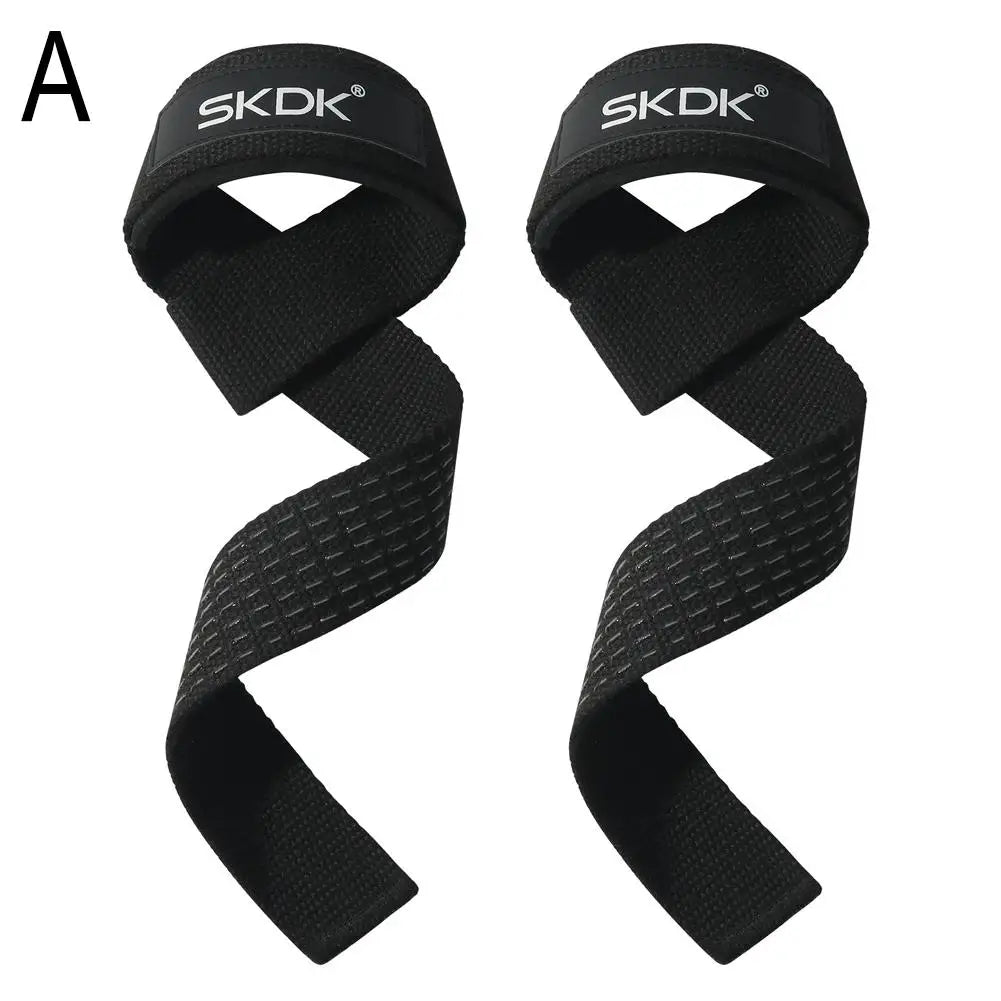 Weightlifting Wrist Straps Strength Training Booster Belt Adjustable Non-slip Gym Fitness Lifting Strap Wrist Support Grip Band