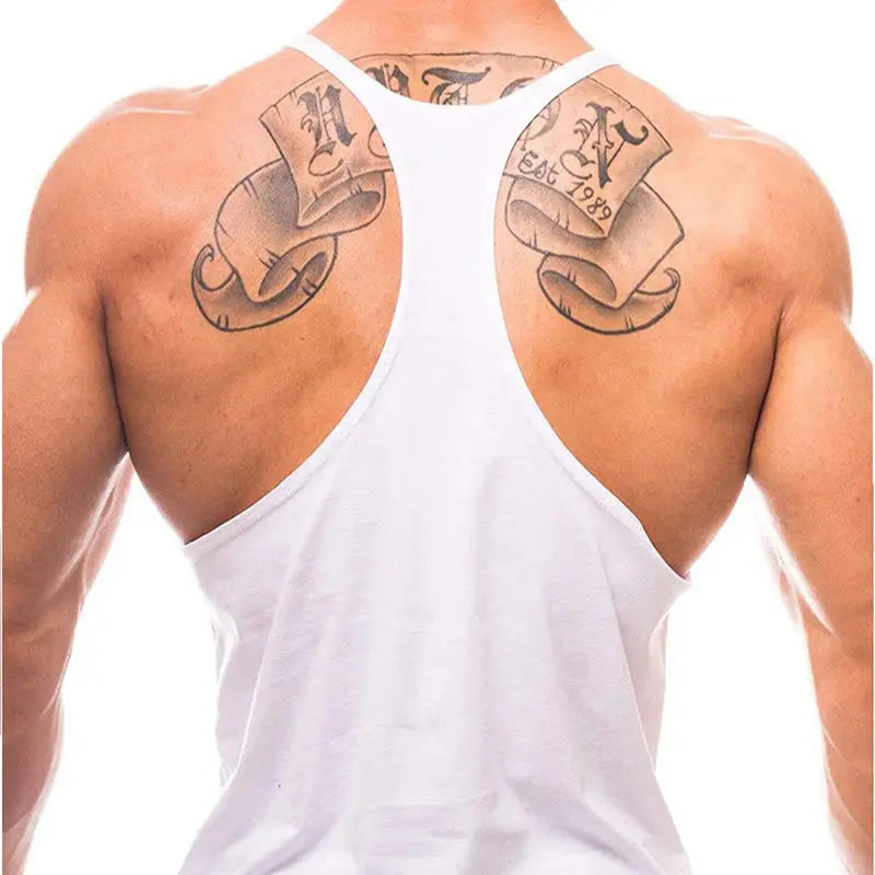 Men's 2025 Athletic Y-Back Vest, Moisture-Wicking Fabric, Perfect for Gym Training, Muscle Growth & Casual Wear