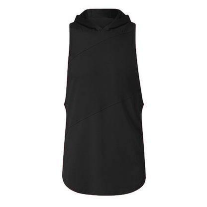 Brand Clothing Bodybuilding Muscle Guys Fitness Mens Gym Hooded Tank