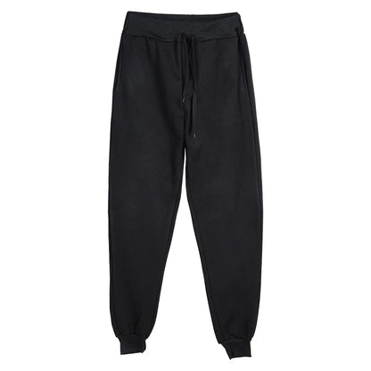 Men's Athletic Trainning Joggers Casual Loose Fit Sweatpants Spring Fall Fleece Lined Pants Elastic Waist Drawstring Trousers