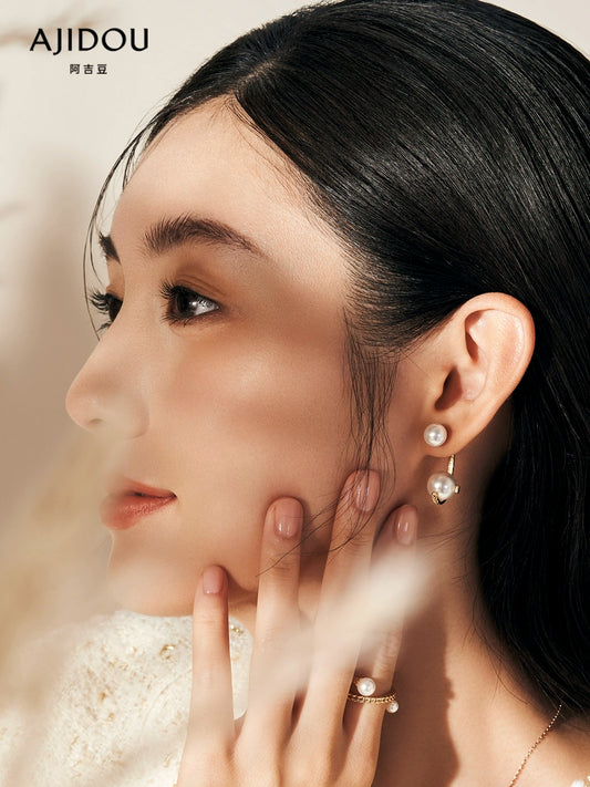 Elegant Retro Pearl Earrings Temperament Gift