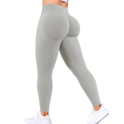 Gym Seamless Women Solid Waist Yoga Pants Three-section Waist Sexy Hip-lifting Tight Sports Pants Fitness Exercise Yoga Pants
