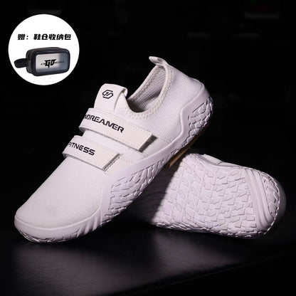 GYMOREAMER fitness hard pull squat shoes for men and women breathable non slip indoor yoga comprehensive training sports shoes