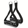 2 Pcs Ergonomic Exercise Handles, Resistance Band Handles Cable Machine Attachments for Gym Pulley Machine LAT Pulldown System.