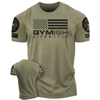 Men Gym Sportswear Muscle T-Shirt Top Fashion Gym Short Sleeve Outdoor Male Fitness Training Sports T-Shirts Casual Menswear