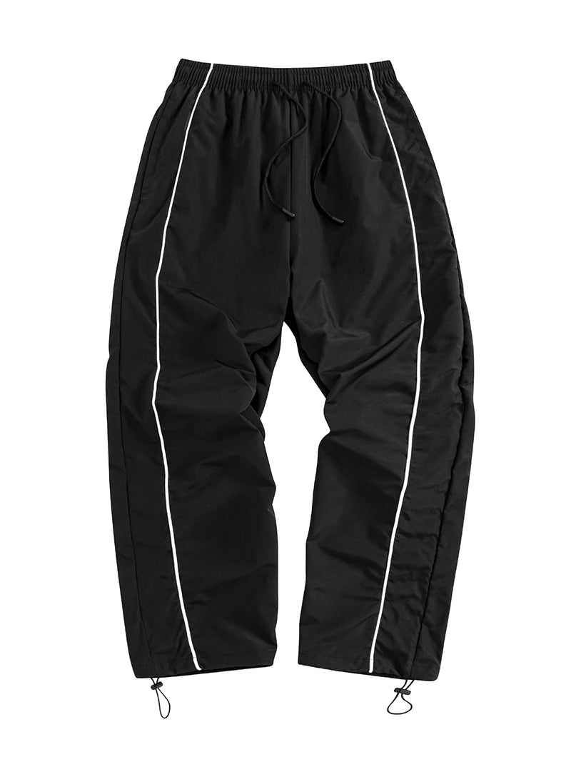 Womens Athleisure Pants with Adjustable Cord Locks Gym Workout Running Trousers with Side Pockets Athletic Quick-Dry Sweatpants