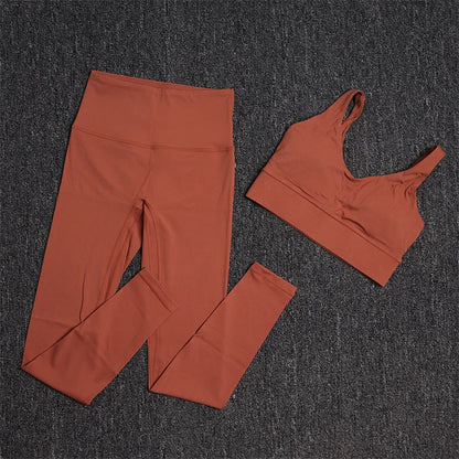 TRY TO BN Gym Clothes Woman Sports Yoga Set Bras High Waist Leggings Fitness Sportswear Workout Suits Training Women's Tracksuit