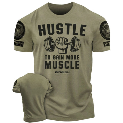 Men Gym Sportswear Muscle T-Shirt Top Fashion Gym Short Sleeve Outdoor Male Fitness Training Sports T-Shirts Casual Menswear