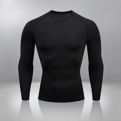Gym Tight Training Clothing Workout Jogging Sports Set Fitness Men's Compression Thermal Underwear Top Trousers Sportswear