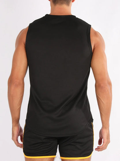 ADED Summer new Gym Vest Men Bodybuilding Sleeveless Sports Tank Top quick-drying mesh Fitness Running Tank Top men Clothes