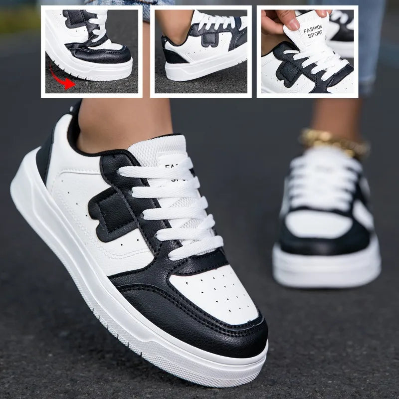 Women's Shoes Comfortable Lightweight Sports Sneakers Casual Flats Vulcanized Shoes Breathable Non Slip Durable Woman Sneakers