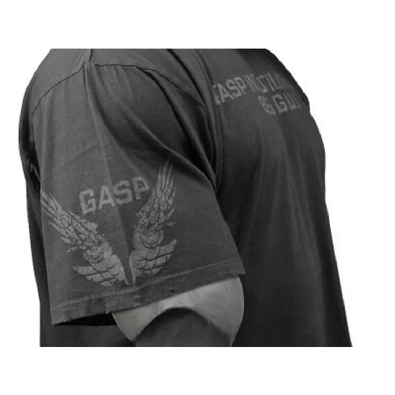 Fitness And Sports GASP T-shirt Men's Loose Top European And American Large-sized Quick-drying Short-sleeved Shirt Fitness Training