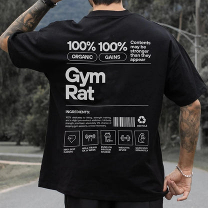 Gym T-shirt, Men's and Women's Gym Training T-shirt, Dumbbell T-shirt, Cool Gym T-shirt, Cotton Comfortable Fashion Top