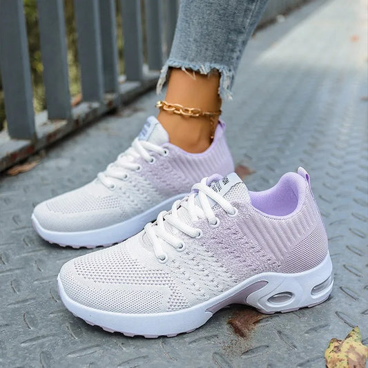 Women's Sports Shoes Fashion Gym Shoes For Woman Sneaker Mix Color Spring Sneakers Women Flats Casual Shoes Trainers Tenis Mujer