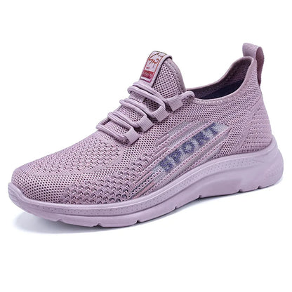 2025 Women Sports Shoe Lightweight Mesh Sneakers Woman Athletic Breathable Running Shoes Flying Weave Casual Sneakers Zapatillas