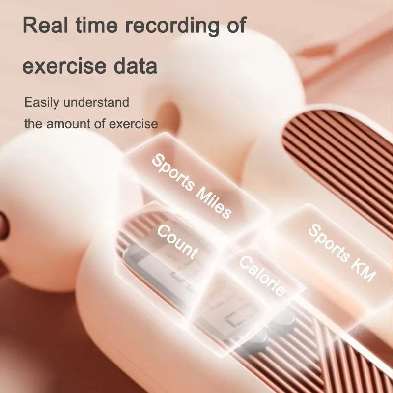 Cordless Electronic Skipping Rope Speed Skipping Counter Gym Fitness Skipping Rope Anti-slip Smart Skipping Rope with LCD Screen