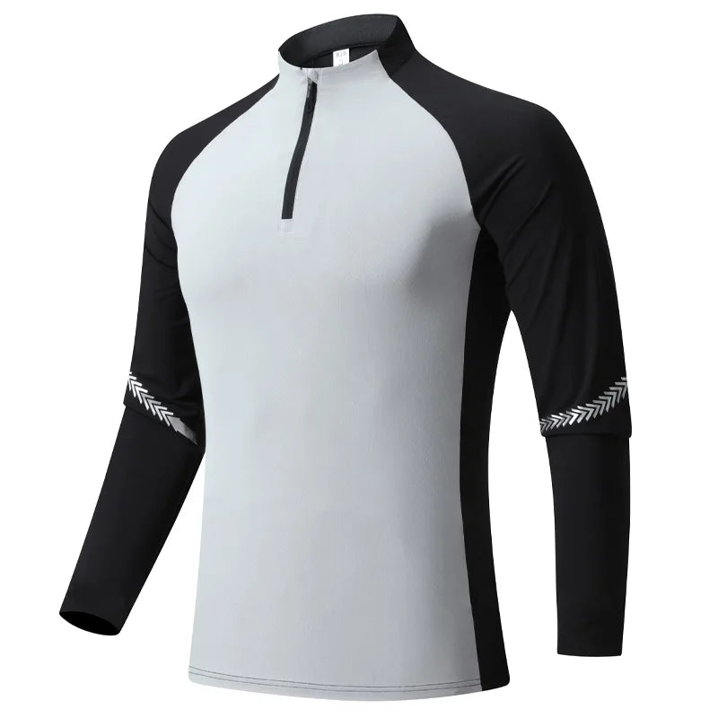 Athletic Pullovers Sport Shirt Men Fitness Training Tops Gym Casual Running Long Sleeve Male Outerwear Jogging Sport Clothing