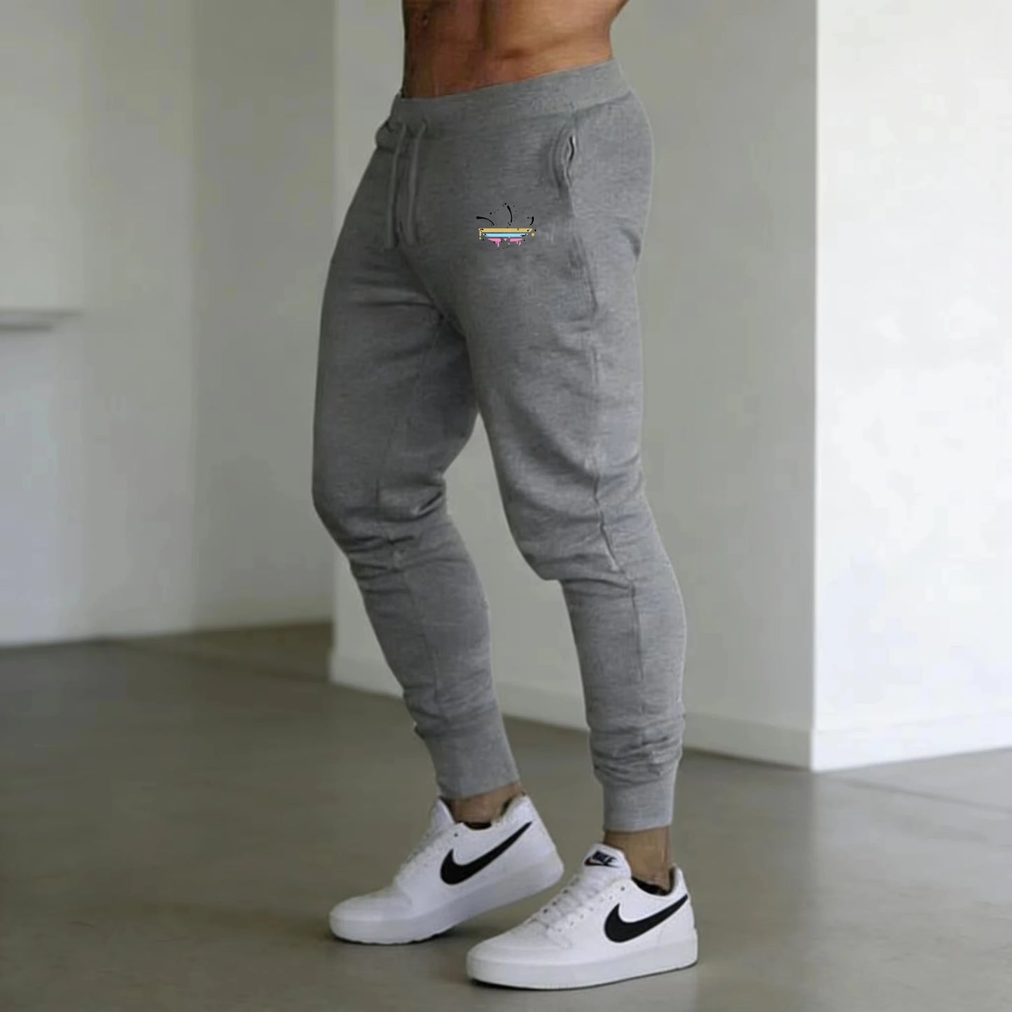 Jogger Sporty Man Pants Fitness Sports Pants Men Black Jogging Pants Men's Running Sports Pants Summer Thin Training Pants