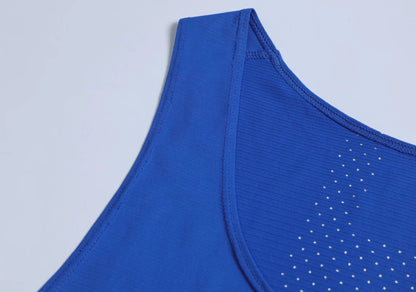 Men Women Athletics Tank Top Running Vest Speed Sports GYM Fitness Shirts Guys Sleeveless Clothing Athlete Track Field Singlet