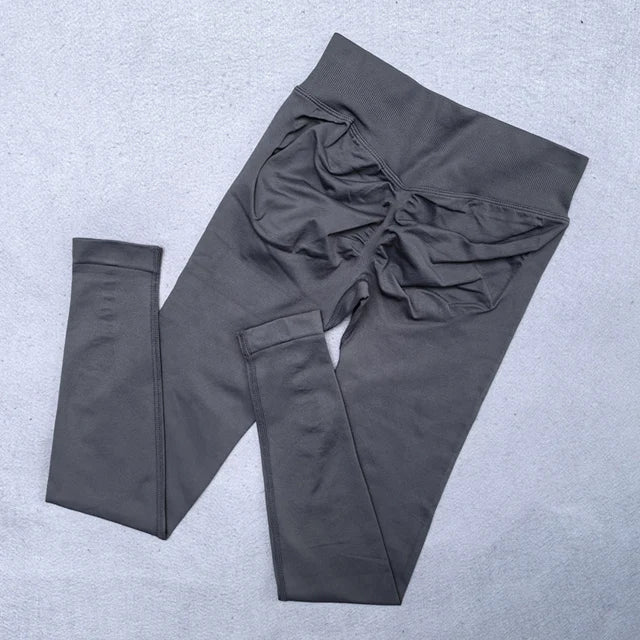 New Seamless Yoga Legging for Women Scrunch Butt Lifting Gym Legging Workout Yoga Pants Low Ribbed Waistband Sports Tights