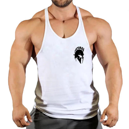 Gym Man Workout Bodybuilding Shirt Men Singlets Stringer Undershirt Vests Tank Top Vest Men's Brand Clothes Clothing Muscle Gyms