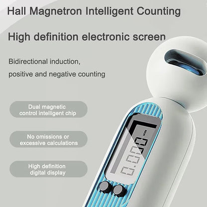 Cordless Electronic Skipping Rope Speed Skipping Counter Gym Fitness Skipping Rope Anti-slip Smart Skipping Rope with LCD Screen