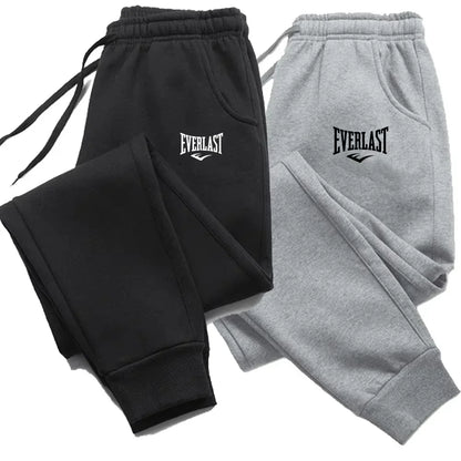 Fitness Gym Breathable Pants New Printed Pants EVERLAST Men Women Running Pants Joggers Sweatpant Sport Casual Trousers S-3XL