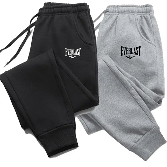 Fitness Gym Breathable Pants New Printed Pants EVERLAST Men Women Running Pants Joggers Sweatpant Sport Casual Trousers S-3XL