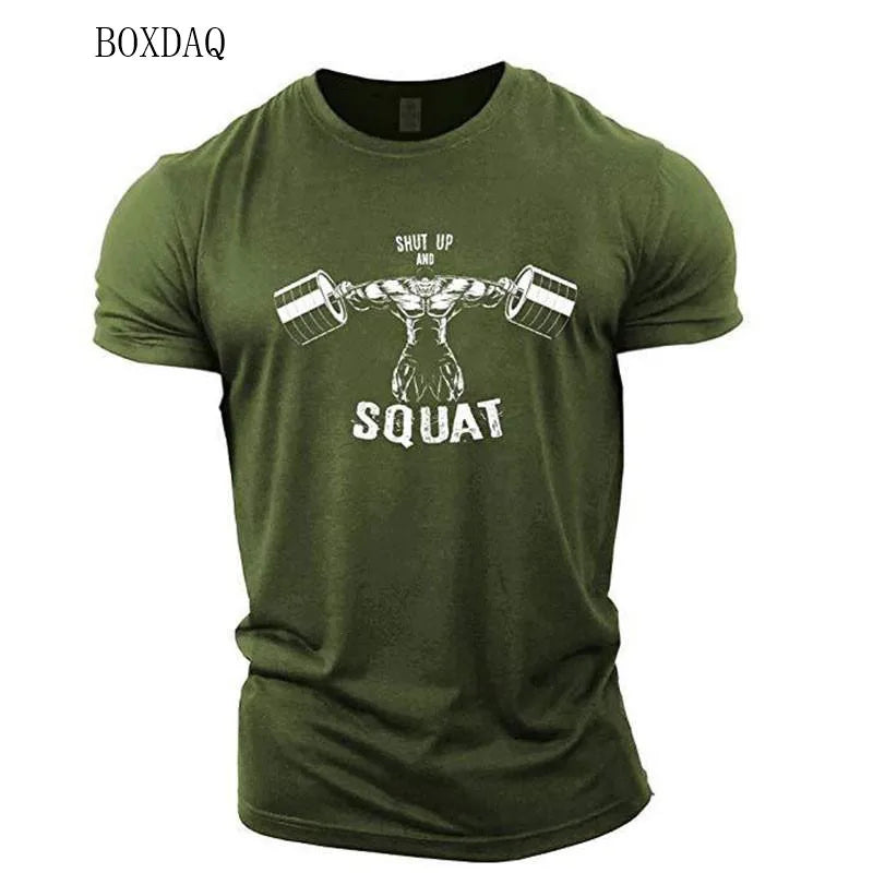 Muscle Men's Gym Outwork T-shirts Short Sleeve 3D Printed Man Sporty Exercise Casual Tops 6XL Plus Size Fitness Tees Clothing