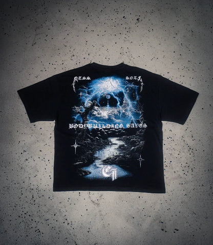 GYM Muscular Exclusive Sports T-shirt, Summer Short-Sleeve Loose Comfortable Elastic Training Squat Gym Apparel