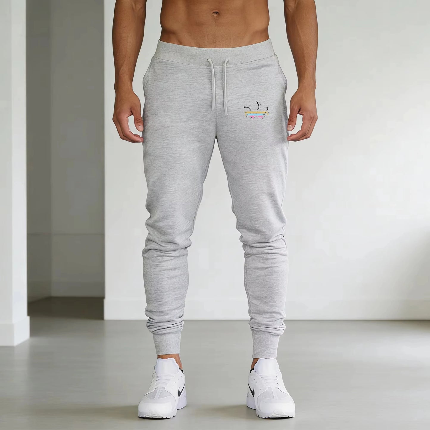 Jogger Sporty Man Pants Fitness Sports Pants Men Black Jogging Pants Men's Running Sports Pants Summer Thin Training Pants