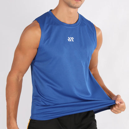 ADED Summer new Gym Vest Men Bodybuilding Sleeveless Sports Tank Top quick-drying mesh Fitness Running Tank Top men Clothes