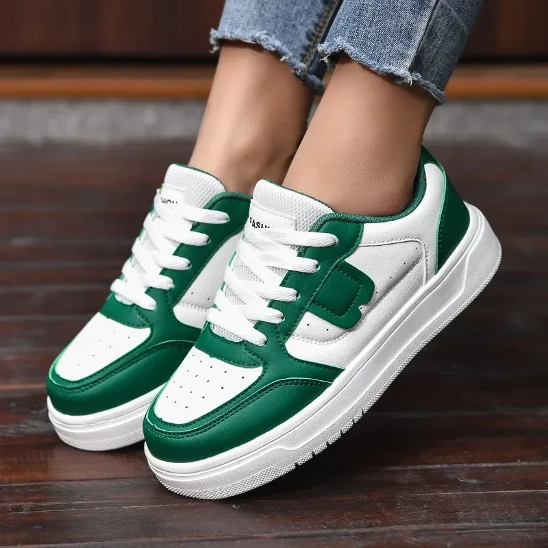 Women's Shoes Comfortable Lightweight Sports Sneakers Casual Flats Vulcanized Shoes Breathable Non Slip Durable Woman Sneakers