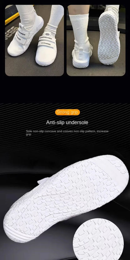 GYMOREAMER fitness hard pull squat shoes for men and women breathable non slip indoor yoga comprehensive training sports shoes